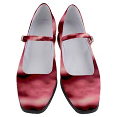 Pink  Waves Flow Series 5 Women s Mary Jane Shoes by DimitriosArt