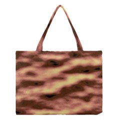 Gold Waves Flow Series 2 Medium Tote Bag by DimitriosArt