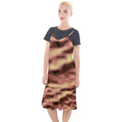 Gold Waves Flow Series 2 Camis Fishtail Dress by DimitriosArt