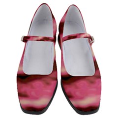 Pink  Waves Flow Series 6 Women s Mary Jane Shoes