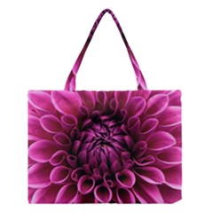 Dahlia-flower-purple-dahlia-petals Medium Tote Bag by Sapixe