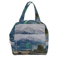 Landscape Highway Scene, Patras, Greece Boxy Hand Bag by dflcprintsclothing