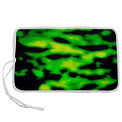 Green Waves Flow Series 3 Pen Storage Case (s) by DimitriosArt