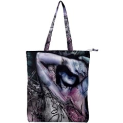 Watercolor Girl Double Zip Up Tote Bag by MRNStudios