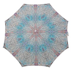 Blue Repeats I Straight Umbrellas by kaleidomarblingart