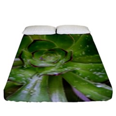 The Heart Of The Green Sun Fitted Sheet (king Size) by DimitriosArt