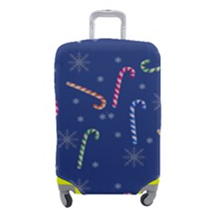 Christmas Candy Canes Luggage Cover (small)