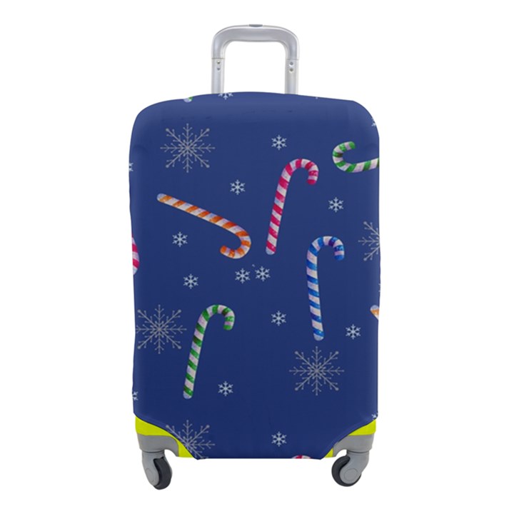 Christmas Candy Canes Luggage Cover (Small)