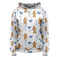Gingerbread Man And Candy Women s Pullover Hoodie