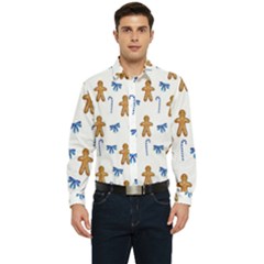 Gingerbread Man And Candy Men s Long Sleeve  Shirt