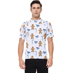 Gingerbread Man And Candy Men s Short Sleeve Rash Guard