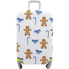 Gingerbread Man And Candy Luggage Cover (Large)