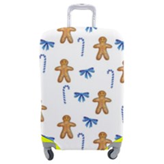 Gingerbread Man And Candy Luggage Cover (Medium)