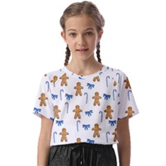 Gingerbread Man And Candy Kids  Basic Tee