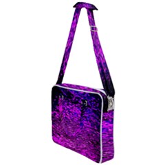 Magenta Waves Flow Series 1 Cross Body Office Bag by DimitriosArt