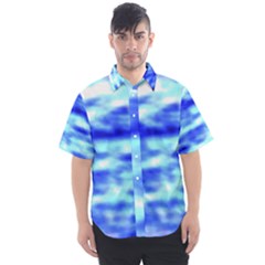 Blue Waves Flow Series 5 Men s Short Sleeve Shirt