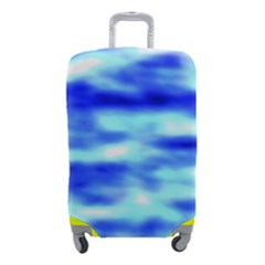 Blue Waves Flow Series 5 Luggage Cover (small) by DimitriosArt