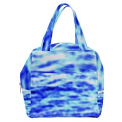 Blue Waves Flow Series 5 Boxy Hand Bag by DimitriosArt