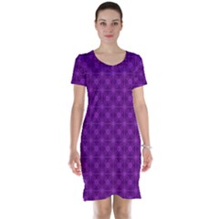 Digital Illusion Short Sleeve Nightdress