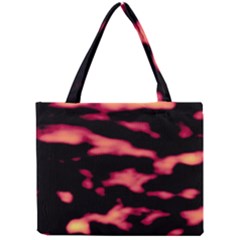 Red Waves Flow Series 5 Mini Tote Bag by DimitriosArt