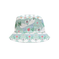 Sunny Day Swans Inside Out Bucket Hat (kids)