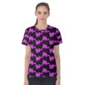 Abstract Waves Women s Cotton Tee View1