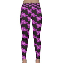 Abstract Waves Classic Yoga Leggings by SychEva