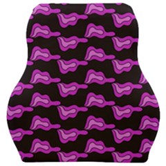 Abstract Waves Car Seat Velour Cushion  by SychEva