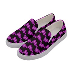 Abstract Waves Women s Canvas Slip Ons by SychEva
