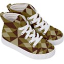 Abstract pattern geometric backgrounds   Kids  Hi-Top Skate Sneakers View3