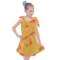 Abstract Pattern Geometric Backgrounds   Kids  Tie Up Tunic Dress by Eskimos