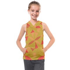 Abstract Pattern Geometric Backgrounds   Kids  Sleeveless Hoodie by Eskimos