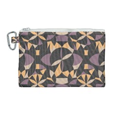 Abstract Pattern Geometric Backgrounds   Canvas Cosmetic Bag (large)