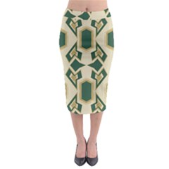 Abstract Pattern Geometric Backgrounds   Midi Pencil Skirt