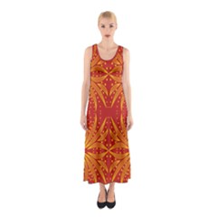 Abstract pattern geometric backgrounds   Sleeveless Maxi Dress