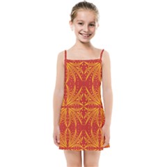 Abstract pattern geometric backgrounds   Kids  Summer Sun Dress