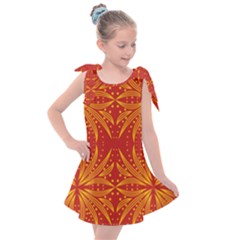 Abstract pattern geometric backgrounds   Kids  Tie Up Tunic Dress