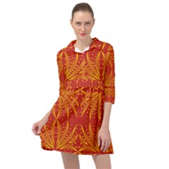 Abstract pattern geometric backgrounds   Mini Skater Shirt Dress