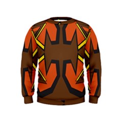 Abstract Pattern Geometric Backgrounds   Kids  Sweatshirt by Eskimos