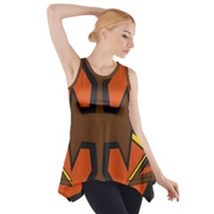 Abstract Pattern Geometric Backgrounds   Side Drop Tank Tunic by Eskimos