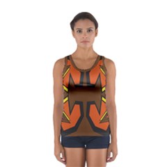 Abstract Pattern Geometric Backgrounds   Sport Tank Top  by Eskimos