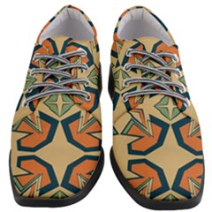 Abstract pattern geometric backgrounds   Women Heeled Oxford Shoes