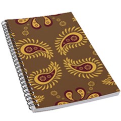 Floral Pattern Paisley Style Paisley Print  Doodle Background 5 5  X 8 5  Notebook by Eskimos