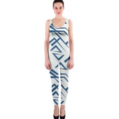 Abstract Pattern Geometric Backgrounds   One Piece Catsuit by Eskimos