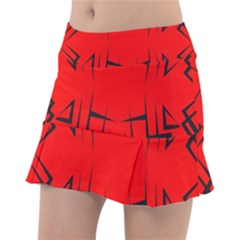 Abstract Pattern Geometric Backgrounds   Classic Tennis Skirt by Eskimos