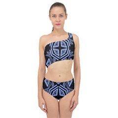 Abstract Pattern Geometric Backgrounds   Spliced Up Two Piece Swimsuit by Eskimos