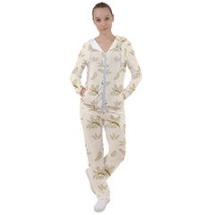 Folk Flowers Print Floral Pattern Ethnic Art Women s Tracksuit by Eskimos