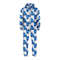 Abstract Waves Hooded Jumpsuit (kids) by SychEva