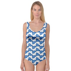 Abstract Waves Princess Tank Leotard  by SychEva