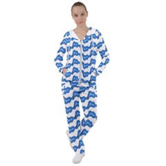 Abstract Waves Women s Tracksuit by SychEva